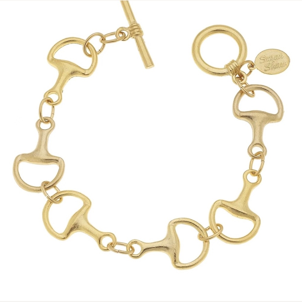 Susan Shaw Horse Bit Toggle Bracelet